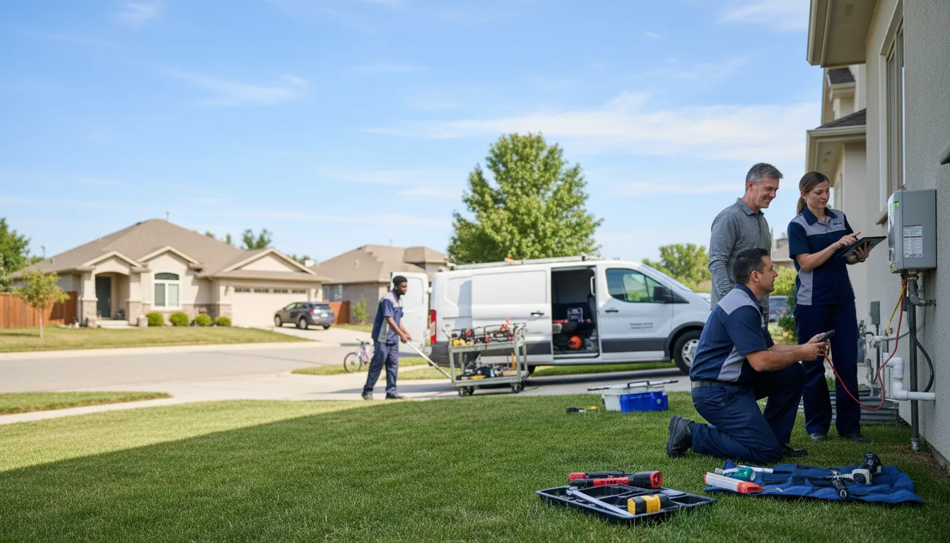 Tankless water heater service in Drew, MS